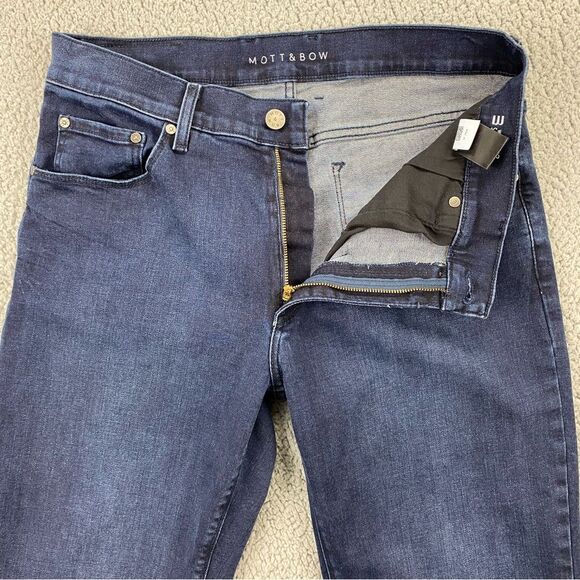 Mott & Bow Men's Straight Jeans Size: 35* x 32  (See measurements & Pictures) - Picture 3 of 14